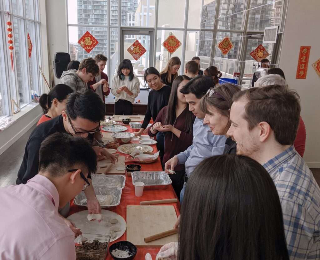 Toronto Chinese Academy 2020 Chinese Culture Immersion Making Dumplings